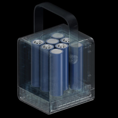 Batteria Esterna Cuktech, 40000mAh, 300W, QC + PD + FQI, 1 x QI - 2 x USB-A - 2 x USB-C, Nera
