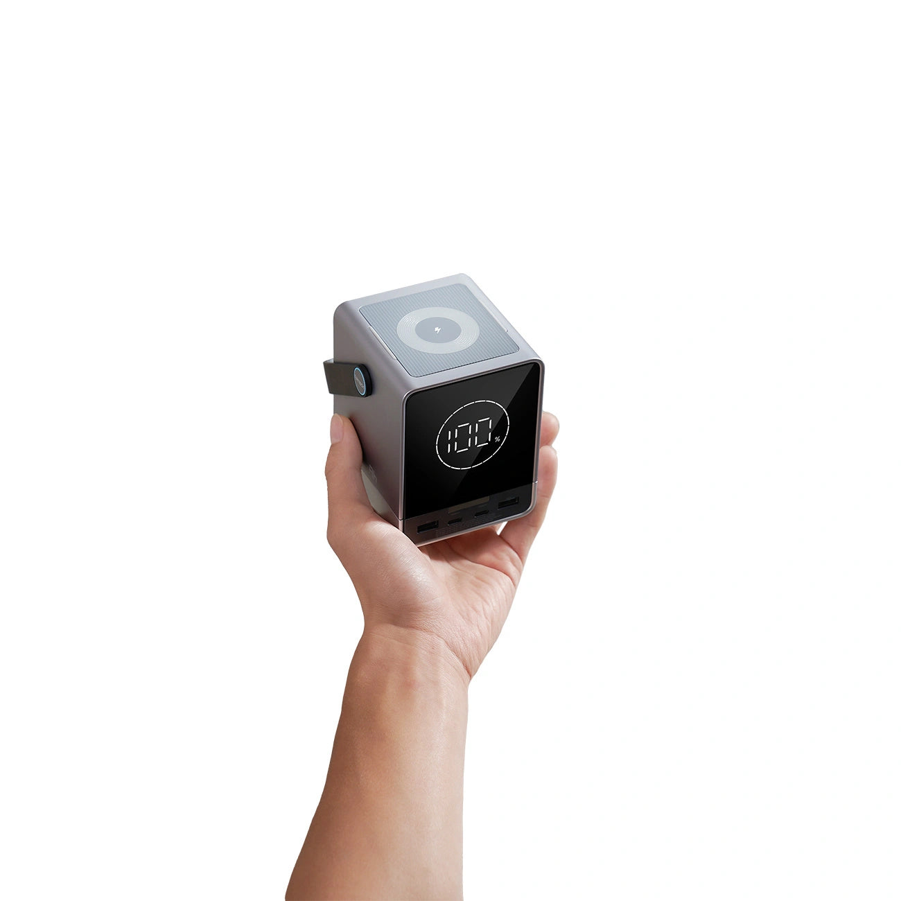 Batteria Esterna Cuktech, 40000mAh, 300W, QC + PD + FQI, 1 x QI - 2 x USB-A - 2 x USB-C, Nera