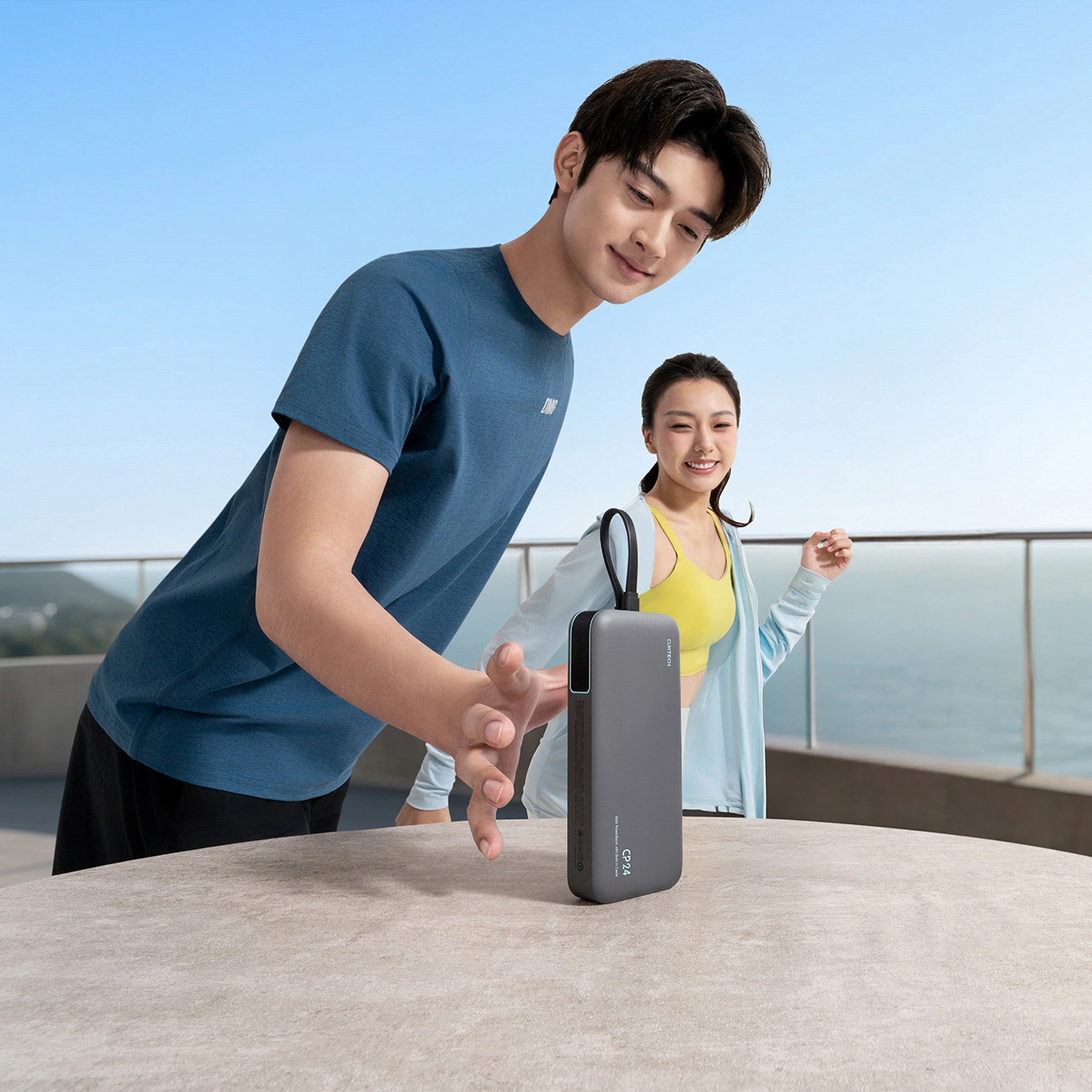 Batteria Esterna Cuktech LPB200N, 20000mAh, 40W, QC + PD, 1 x USB-A - 2 x USB-C, Nera
