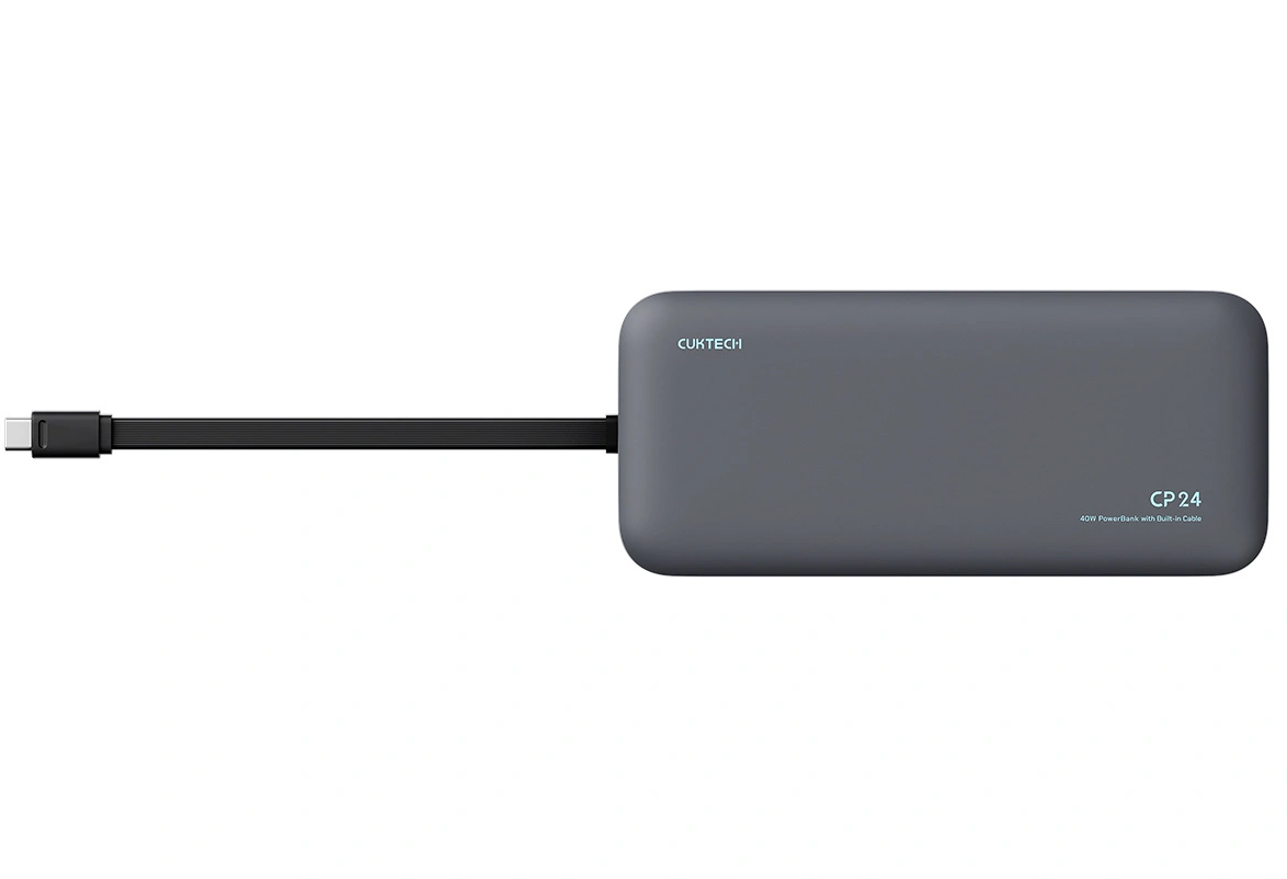 Batteria Esterna Cuktech LPB200N, 20000mAh, 40W, QC + PD, 1 x USB-A - 2 x USB-C, Nera