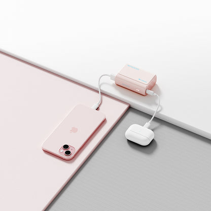 Batteria Esterna Cuktech CP13, 10000mAh, 30W, QC + PD, 1 x USB-A - 1 x USB-C, Rosa CUK0PB100DPK