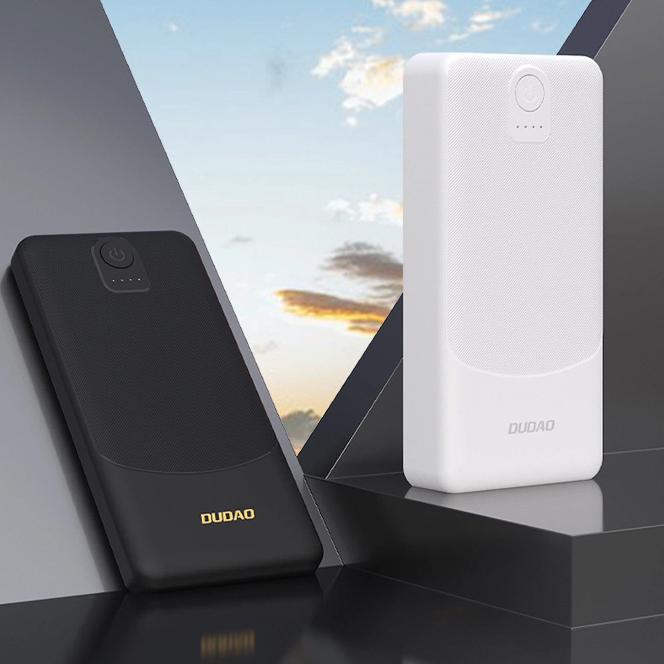 Batteria Esterna Dudao K10, 10000mAh, 12W, 2 x USB-A, Nera