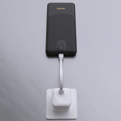Batteria Esterna Dudao K10, 10000mAh, 12W, 2 x USB-A, Nera