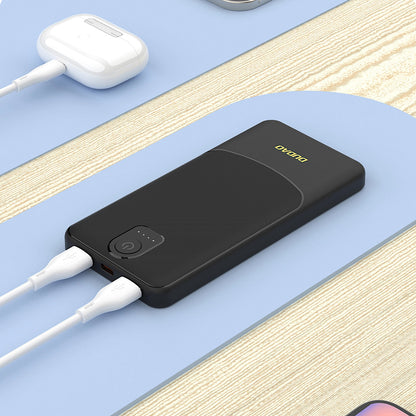 Batteria Esterna Dudao K10, 10000mAh, 12W, 2 x USB-A, Nera