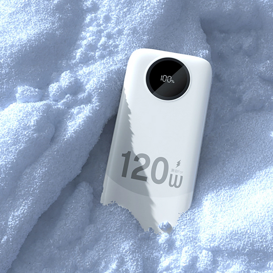 Batteria Esterna Dudao K13, 10000mAh, 120W, QC + PD, 1 x Lightning - 1 x USB-A - 2 x USB-C, Bianca