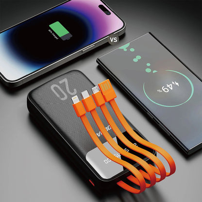 Batteria Esterna Dudao K6Pro+, 20000mAh, 10W, 1 x Lightning - 1 x microUSB - 1 x USB-A - 1 x USB-C, Nera