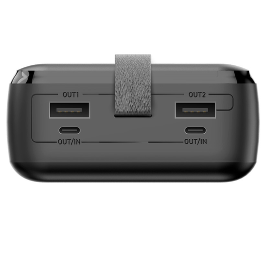 Batteria Esterna Forever TB-400, 20000mAh, 65W, QC + PD, 2 x USB-A - 2 x USB-C, Nera