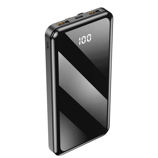 Batteria esterna Forever TB-411, 10000mAh, 10W, 1 x Lightning - 1 x microUSB - 1 x USB-C - 2 x USB-A, Nero