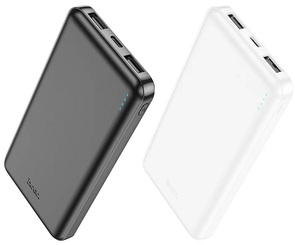 Batteria Esterna HOCO J100, 10000mAh, 10W, 2 x USB-A, Nera