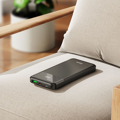 Batteria Esterna HOCO J102, 10000mAh, 20W, QC + PD, 1 x USB-A - 1 x USB-C, Nera