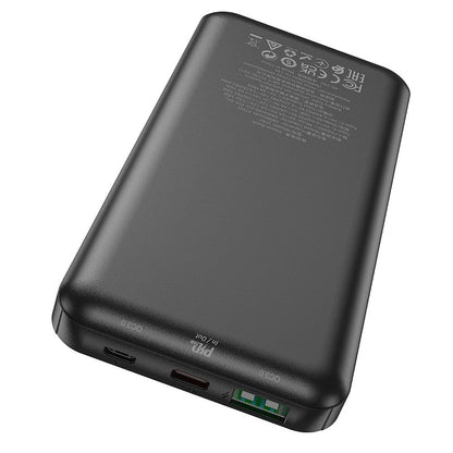 Batteria Esterna HOCO J102, 10000mAh, 20W, QC + PD, 1 x USB-A - 1 x USB-C, Nera
