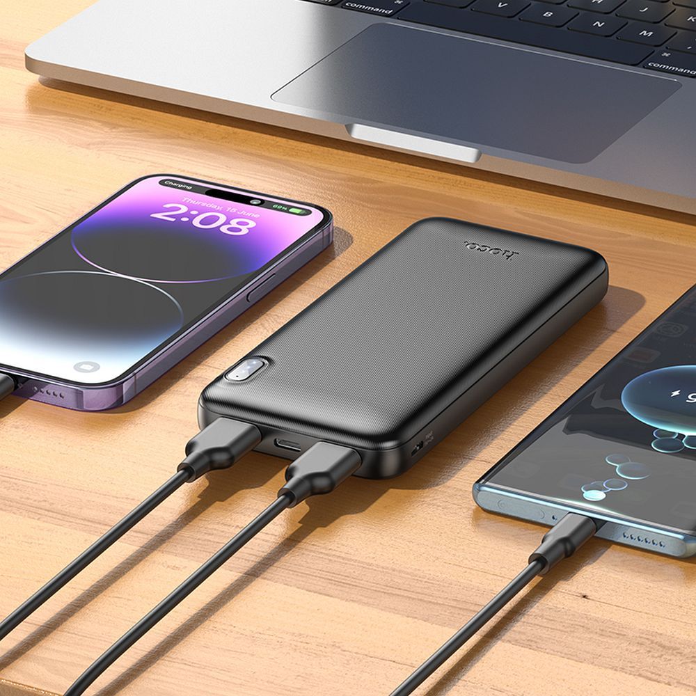 Batteria Esterna HOCO J128, 10000mAh, 10W, 2 x USB-A, Nera