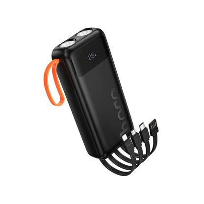 Batteria Esterna HOCO J151A, 20000mAh, 10W, 1 x Lightning - 1 x microUSB - 1 x USB-A - 1 x USB-C, Nera