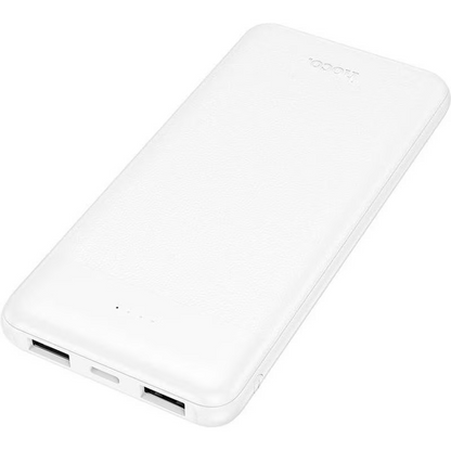 Batteria Esterna HOCO J153 Stability, 10000mAh, 10W, 2 x USB-A, Bianca