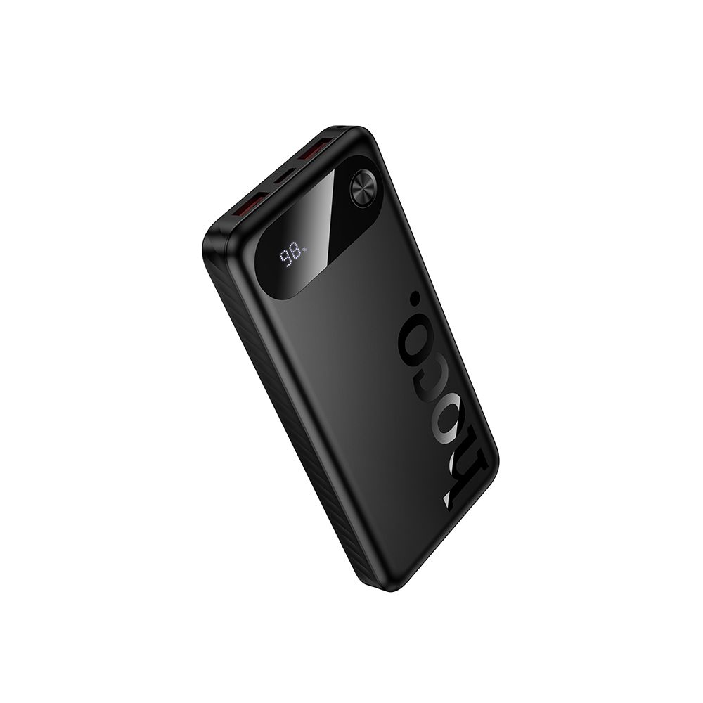 Batteria Esterna HOCO J154, 10000mAh, 22.5W, QC + PD, 1 x USB-C - 2 x USB-A, Nera