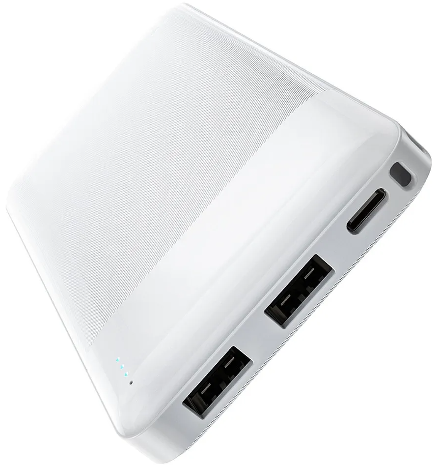 Batteria Esterna HOCO J72, 10000mAh, 10W, 2 x USB-A, Bianca