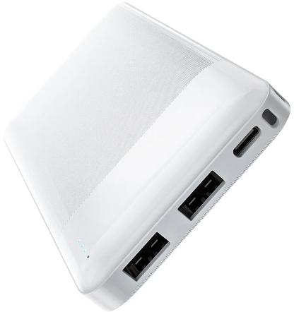 Batteria Esterna HOCO J72, 10000mAh, 10W, 2 x USB-A, Bianca
