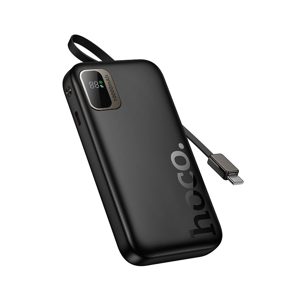 HOCO Q51 External Battery, 10000mAh, 20W, PD, 2 x USB-C, Black