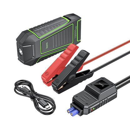 Batteria esterna HOCO QS1, avviatore di emergenza per auto, 10000mAh, 12W, 2 x USB-A, nero