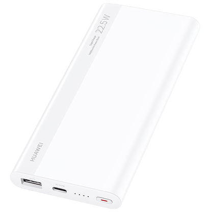 Batteria esterna Huawei SuperCharge, 10000mAh, 22,5W, QC + PD, 1 x USB-A - 1 x USB-C, bianco 55034445