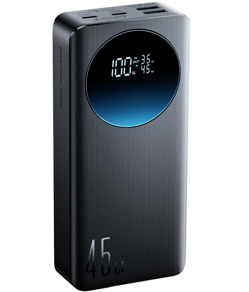 Batteria Esterna Joyroom JR-PBF02 Pro, 20000mAh, 45W, QC + PD, 2 x USB-A - 2 x USB-C, Nera