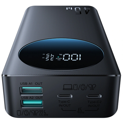 Batteria Esterna Joyroom JR-PBF02 Pro, 20000mAh, 45W, QC + PD, 2 x USB-A - 2 x USB-C, Nera