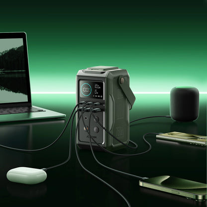 Batteria Esterna Joyroom JR-PBF10, 75000mAh, 100W, QC + PD, 3 x USB-A - 3 x USB-C, Verde