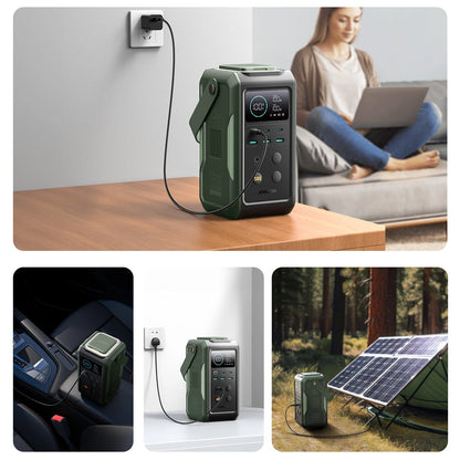 Batteria Esterna Joyroom JR-PBF10, 75000mAh, 100W, QC + PD, 3 x USB-A - 3 x USB-C, Verde