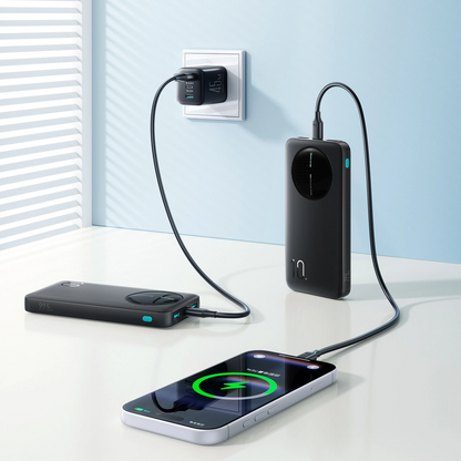 Batteria Esterna Joyroom JR-PBF12 Pro, 10000mAh, 22.5W, QC + PD, 1 x USB-C - 2 x USB-A, Nera