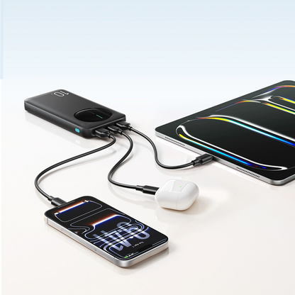 Batteria Esterna Joyroom JR-PBF12 Pro, 10000mAh, 22.5W, QC + PD, 1 x USB-C - 2 x USB-A, Nera