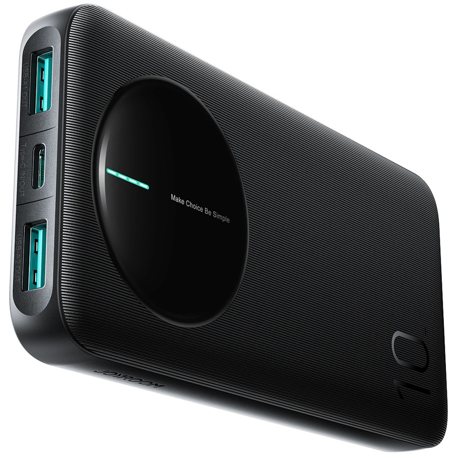 Batteria Esterna Joyroom JR-PBF12 Pro, 10000mAh, 22.5W, QC + PD, 1 x USB-C - 2 x USB-A, Nera