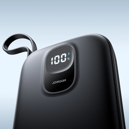 Batteria Esterna Joyroom JR-PBF18, 10000mAh, 22.5W, QC + PD, 1 x Lightning - 1 x USB-A - 1 x USB-C, Nera