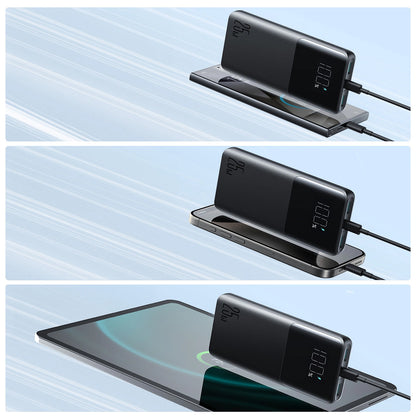 Batteria Esterna Joyroom JR-PBF20, 10000mAh, 25W, QC + PD, 1 x USB-C - 2 x USB-A, Nera