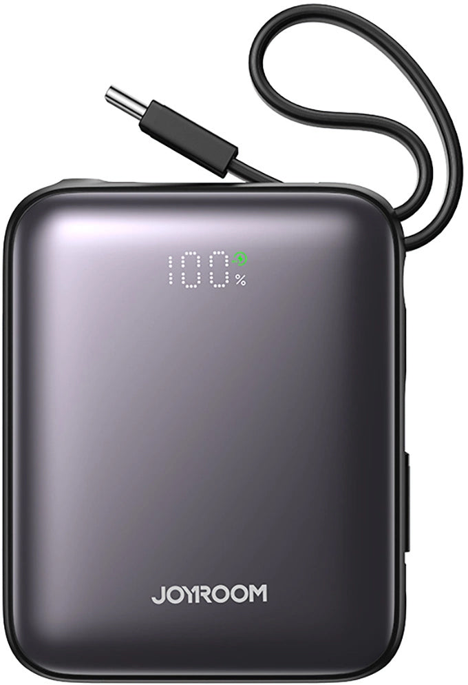 Batteria Esterna Joyroom JR-PBF27, 10000mAh, 22.5W, QC + PD, 1 x Lightning - 2 x USB-C, Nera