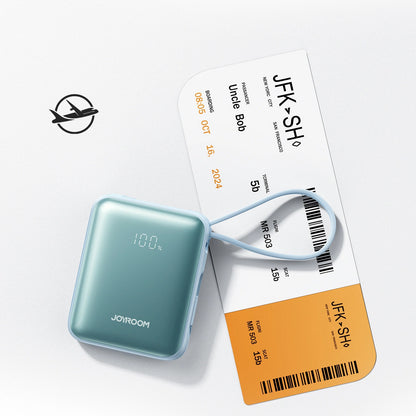 Batteria Esterna Joyroom JR-PBF27, 10000mAh, 22.5W, PD, 1 x Lightning - 2 x USB-C, Blu