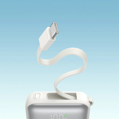 Batteria Esterna Joyroom JR-PBF27, 10000mAh, 22.5W, PD, 1 x Lightning - 2 x USB-C, Bianca