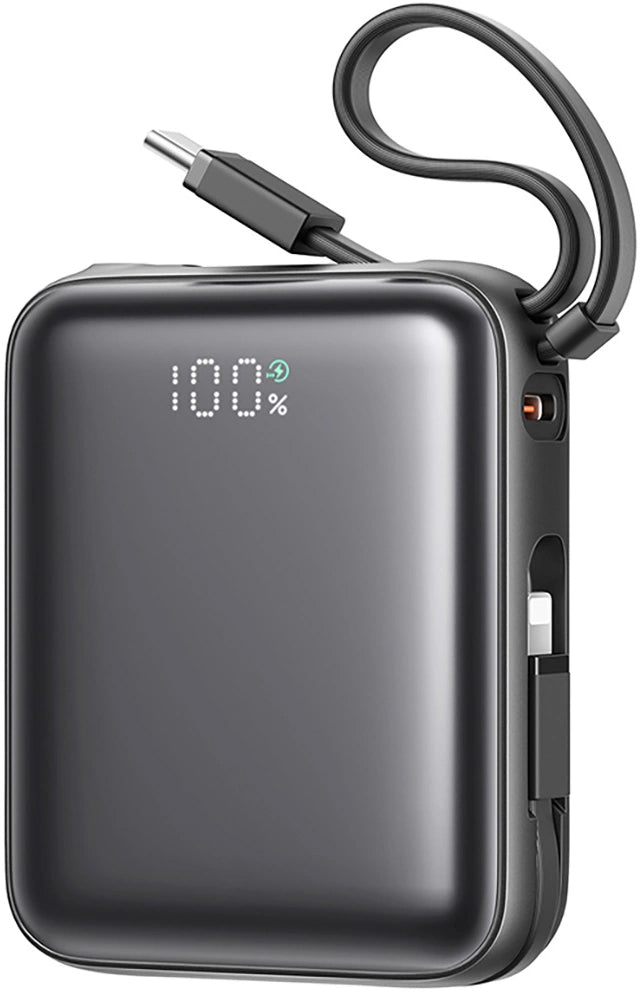 Batteria Esterna Joyroom JR-PBF27, 10000mAh, 22.5W, QC + PD, 1 x Lightning - 2 x USB-C, Nera