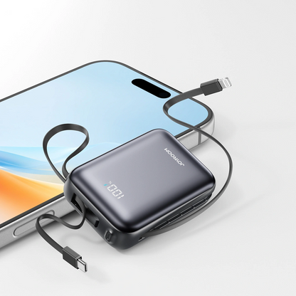 Batteria Esterna Joyroom JR-PBF29, 20000mAh, 22.5W, QC + PD, 1 x Lightning - 2 x USB-C, Nera