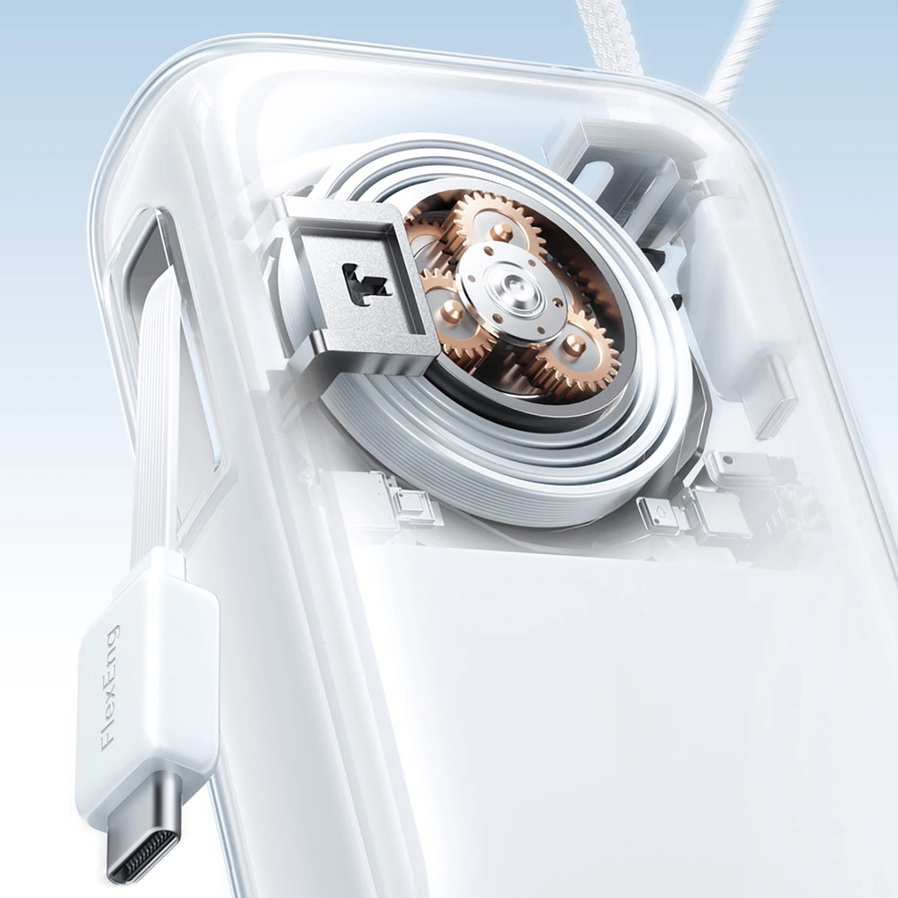 Batteria Esterna Joyroom JR-PR2L, 10000mAh, 35W, QC + PD, 1 x Lightning - 1 x USB-C, Bianca