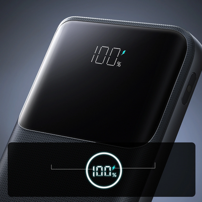 Batteria Esterna Joyroom JR-QP191, 10000mAh, 22.5W, QC + PD, 1 x USB-A - 2 x USB-C, Nera