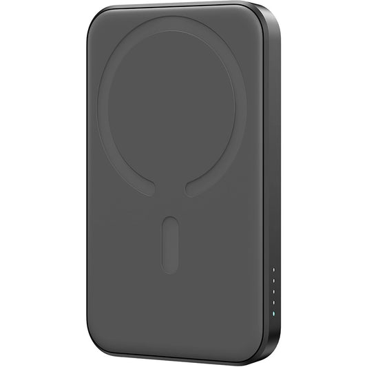 Joyroom JR-W020 Batteria esterna MagSafe, 5000mAh, 20W, QC + PD + FQI, 1 x QI - 1 x USB-A - 1 x USB-C, Nero