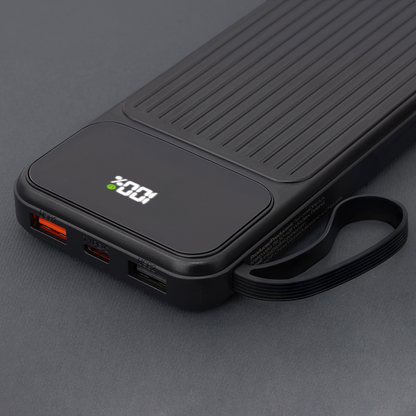 Batteria Esterna MaXlife MXPB-06, 10000mAh, 22.5W, QC + PD, 1 x Lightning - 2 x USB-A - 2 x USB-C, Nera