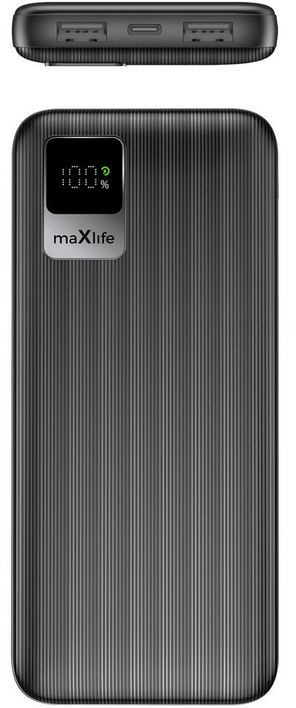 Batteria Esterna MaXlife MXPB-07, 10000mAh, 10W, 2 x USB-A, Nera