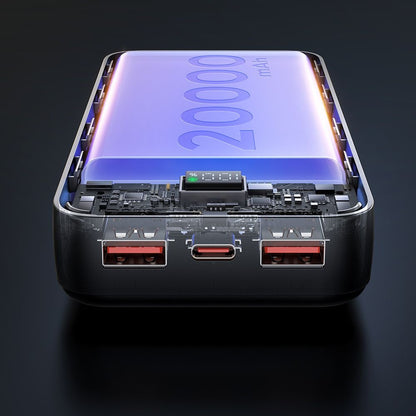Batteria Esterna McDodo MC-4230, 20000mAh, 22.5W, QC + PD, 2 x USB-A - 1 x USB-C, Nera