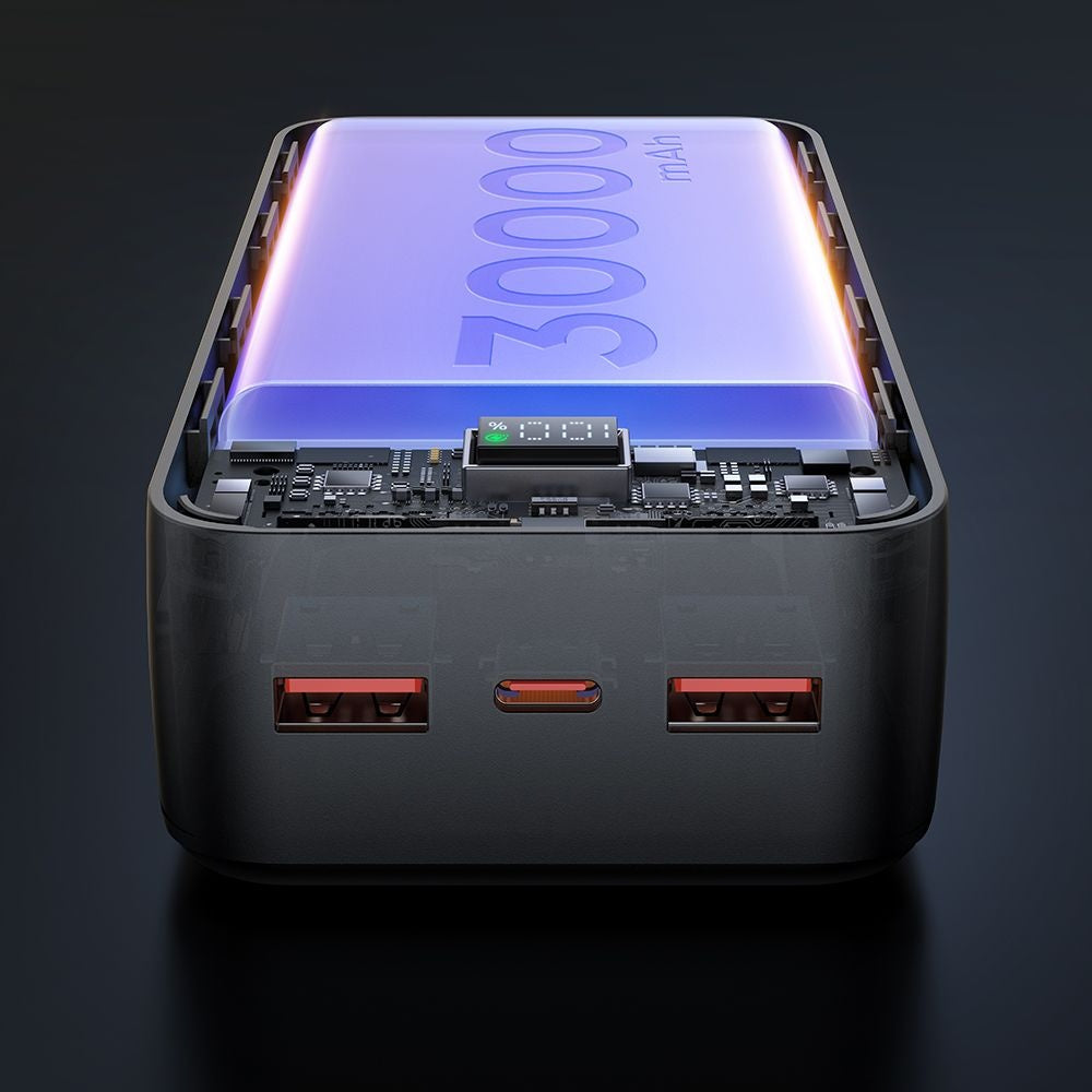 Batteria Esterna McDodo MC-4240, 30000mAh, 22.5W, QC + PD, 2 x USB-A - 1 x USB-C, Nera