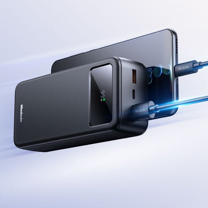 Batteria Esterna McDodo MC-4240, 30000mAh, 22.5W, QC + PD, 2 x USB-A - 1 x USB-C, Nera