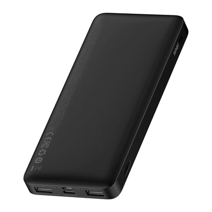 Batteria esterna Baseus Bipow, 10000mAh, 15W, 1 x USB-C - 2 x USB-A, nero PPBD050001 