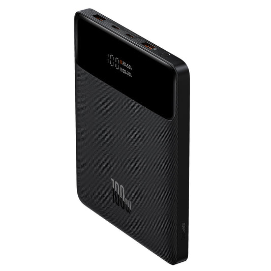 Batteria esterna Baseus Blade Ultrathin, 20000mAh, 100W, QC + PD, 2 x USB-A - 2 x USB-C, nero PPBL000201 PPBL000201