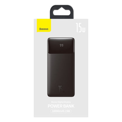 Batteria esterna Baseus Bipow, 10000mAh, 15W, 1 x USB-C - 2 x USB-A, nero PPBD050001 