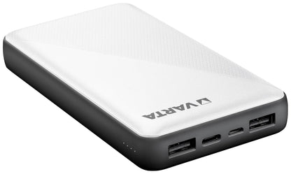 Batteria esterna Varta Energy, 15000mAh, 15W, 2 x USB-A - 1 x USB-C, bianco